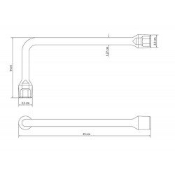 CHAVE BIELA 5 8 CORPO EM ACO ESPECIAL TEMPERADO CROMADO ABERTURA DAS BOCAS CALIBRADAS TRAMONTINA