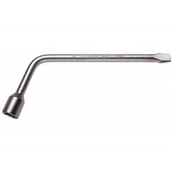 CHAVE DE RODA TIPO L 17MM CORPO FORJADO EM ACO ESPECIAL TEMPERADO CROMADO TRAMONTINA