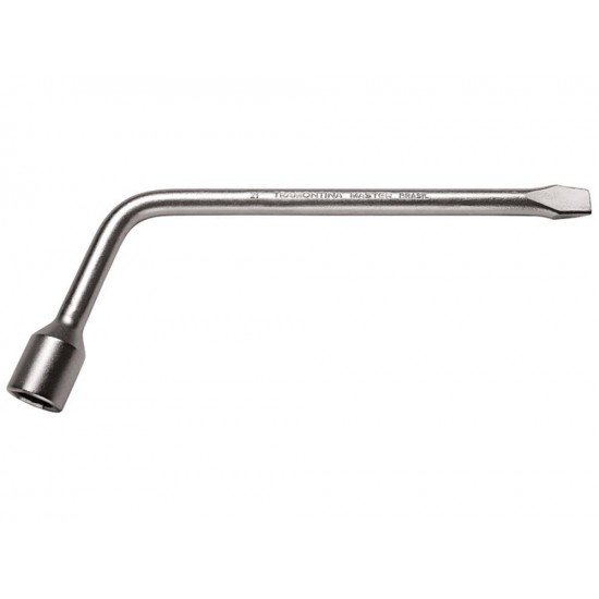 CHAVE DE RODA TIPO L 21MM CORPO FORJADO EM ACO ESPECIAL TEMPERADO CROMADO TRAMONTINA