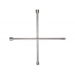 CHAVE DE RODA TIPO CRUZ 17X19X21+ESPATULA CORPO FORJADO EM ACO ESPECIAL CROMADO TRAMONTINA