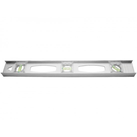 NIVEL DE ALUMINIO 600MM CORPO PERFIL EM I VISORES EM ABS MEDICAO 0 E 90 GRAUS 2 BOLHAS TRAMONTINA