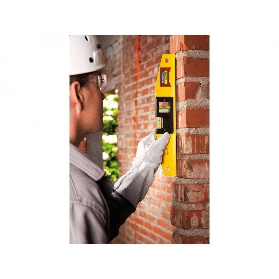 NIVEL MAGNETICO DE ALUMINIO 14 CORPO PERFIL EM I MEDICAO 0 E 90 GRAUS 2 BOLHAS TRAMONTINA