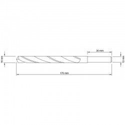 BROCA PARA ACO 16MM TRAMONTINA