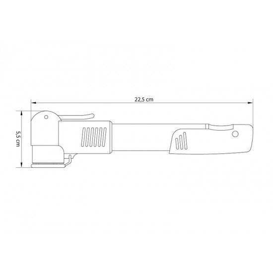 BOMBA DE AR PORTATIL P/ BICICLETA TRAMONTINA