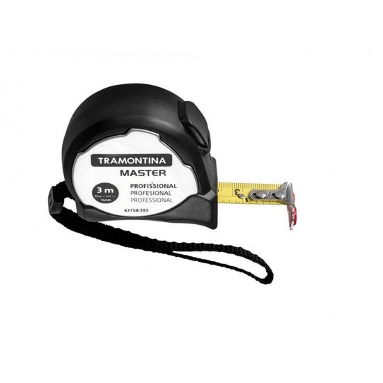 TRENA PROFISSIONAL FITA REVESTIDA EM NYLON CAPACIDADE 3M CORPO EM ACO INOX E BORRACHA TRAMONTINA