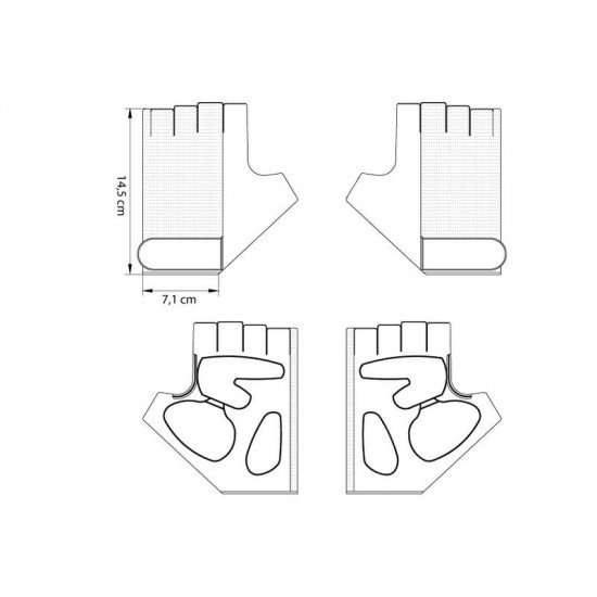 LUVA PARA CICLISMO - TAMANHO M TRAMONTINA