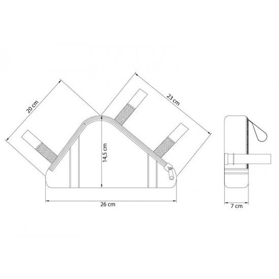BOLSA DE QUADRO PARA BICICLETA TRAMONTINA