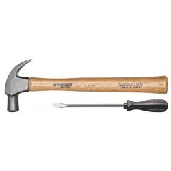 KIT MARTELO 25MM+CH.DE FENDA 1/8X3 TRAMONTINA