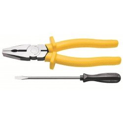 KIT ALICATE 8  + CH.DE FENDA 1/8X3 TRAMONTINA