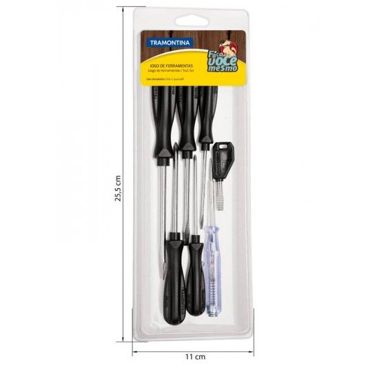 KIT DE FERRAMENTAS 7 PCS TRAMONTINA
