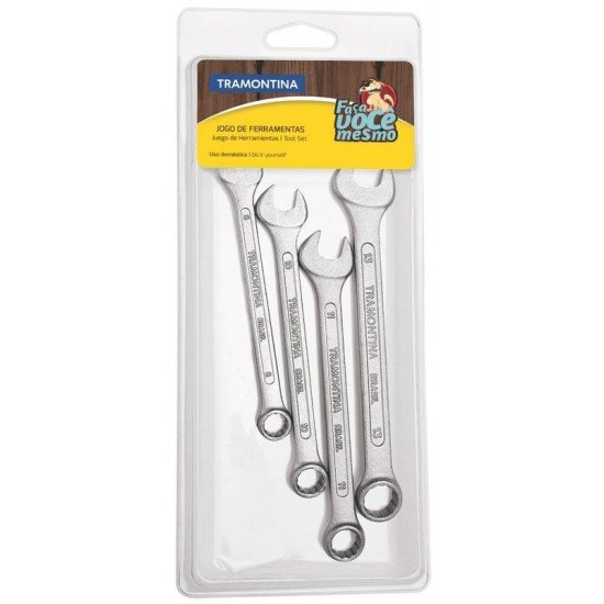JOGO CHAVES COMBINADAS 4PCS TRAMONTINA