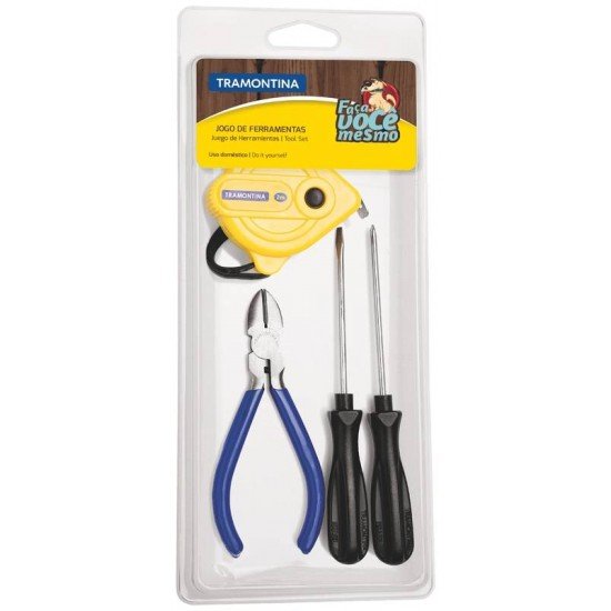 KIT DE FERRAMENTAS 4 PCS TRAMONTINA