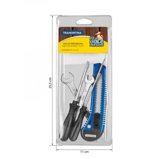 KIT DE FERRAMENTAS 5 PCS TRAMONTINA