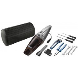 KIT DE FERRAMENTAS IDEAL PARA CARRO COM ASPIRADOR DE PO PORTATIL 70 W 12 V 9 PECAS TRAMONTINA