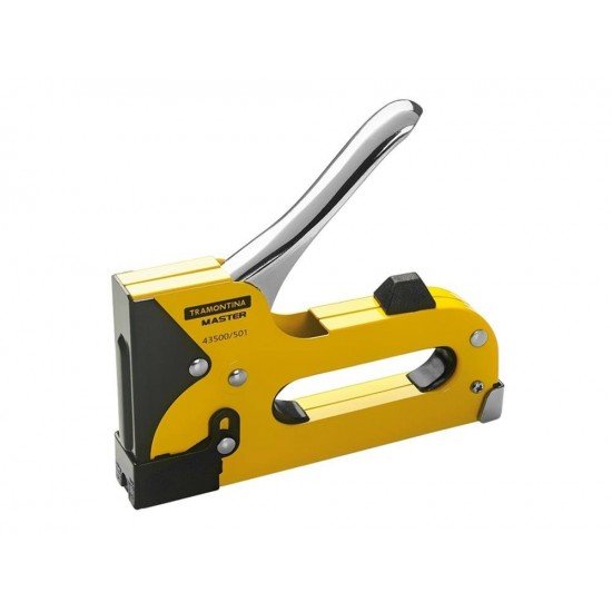 GRAMPEADOR MANUAL CORPO EM ACO PARA USO COM GRAMPOS T50 ALTURAS ENTRE 4 E 14 MM TRAMONTINA