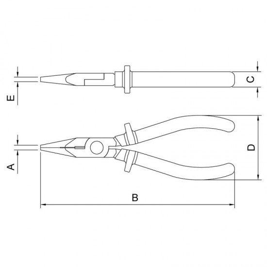 ALICATE MEIA CANA 6 TRAMONTINA