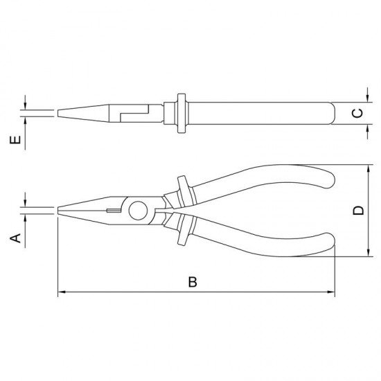 ALICATE BICO CHATO 6 TRAMONTINA