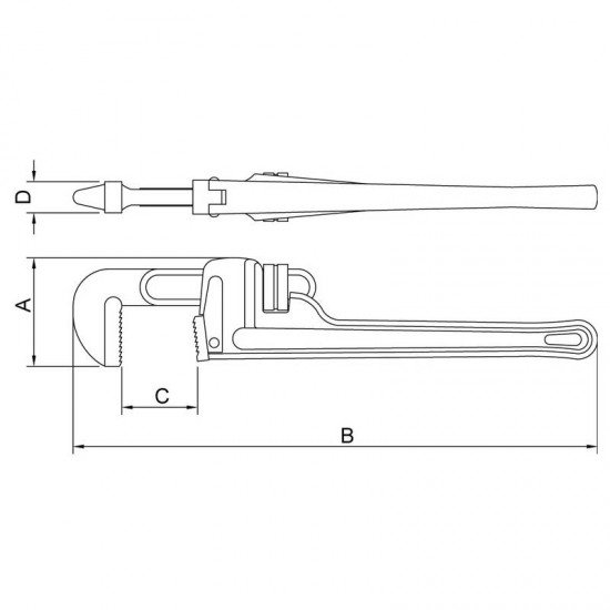 CHAVE PARA TUBO 8 TRAMONTINA