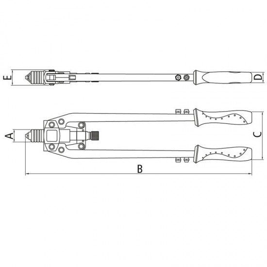 REBITADOR CARGA PESADA 20,5 TRAMONTINA