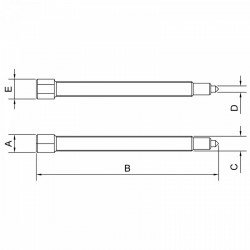 FUSO PARA SACADOR POLIAS 8  28,5CM TRAMONTINA