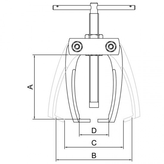 MINISSACADOR DE POLIAS 2 GARRAS 2 1 4 TRAMONTINA