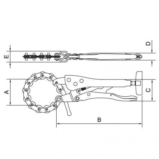 ALICATE DE PRESSAO CORTA TUBO 10 TRAMONTINA