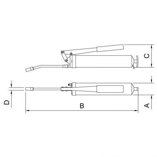 BOMBA DE GRAXA MANUAL 400 CM³ TRAMONTINA