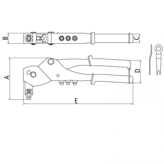 REBITADOR CABECA GIRATORIA 12 TRAMONTINA