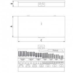 JOGO DE MACHOS E COSSINETES 32 PECAS TRAMONTINA