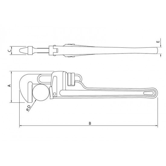 CHAVE PARA TUBOS 36 TRAMONTINA