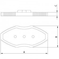 MORDENTE PARA CHAVE CORRENTE PARA TUBO LINHA PESADA 4 TRAMONTINA