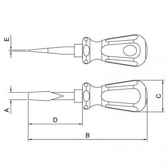 CH. TOCO P. CHATA 8X38 -5/16X1.1/2 TRAMONTINA
