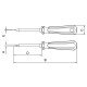 CH FENDA CHATA ISOLADA 5X100 3/16X4 TRAMONTINA
