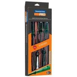 JOGO DE CHAVES DE FENDA PARA ELETRICISTA 6 PECAS TRAMONTINA