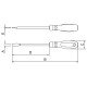 CH. DE FENDA P CHATA 10X250 -3/8X10 TRAMONTINA