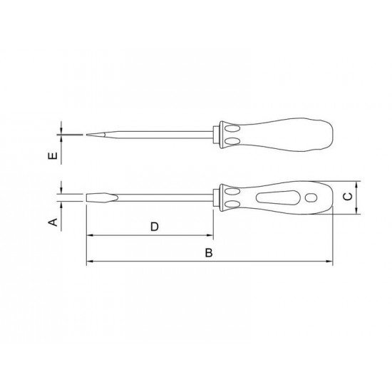 CH. DE FENDA P. CHATA 6X200 -1/4X8 TRAMONTINA