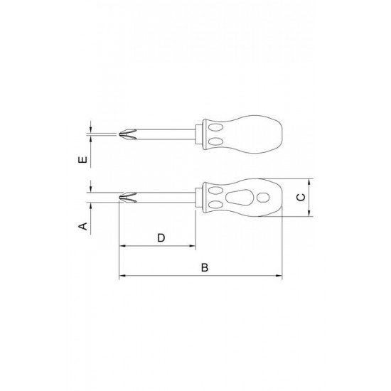 CH. TOCO P. CRUZ. 6X38 -1/4X1.1/2 TRAMONTINA