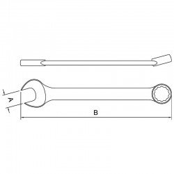CHAVE COMBINADA COBRE-BERILIO 6 MM TRAMONTINA