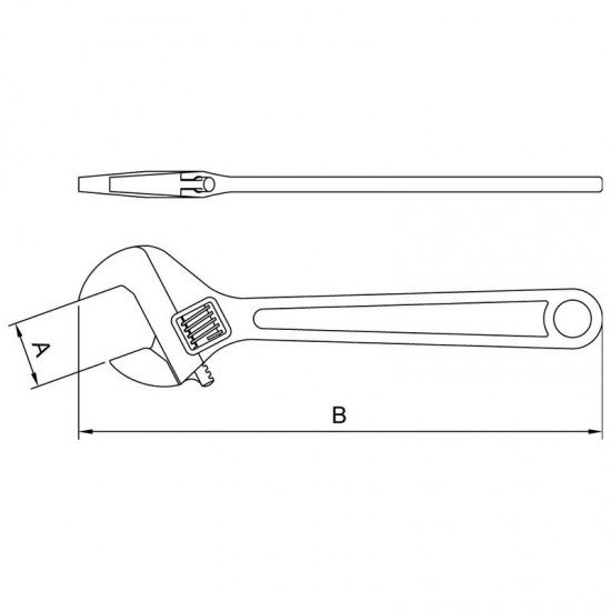 CHAVE AJUSTAVEL EM COBRE-BERILIO 6 TRAMONTINA