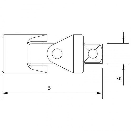 JUNTA UNIVERSAL EM COBRE-BERILIO - ENCAIXE 1 2 TRAMONTINA