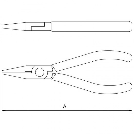 ALICATE PONTA CHATA EM COBRE-BERILIO 6 TRAMONTINA