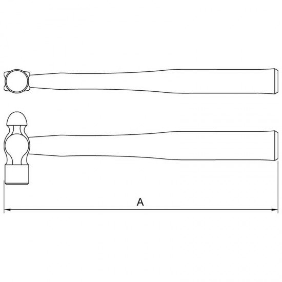 MARTELO DE BOLA EM COBRE-BERILIO 230 G TRAMONTINA