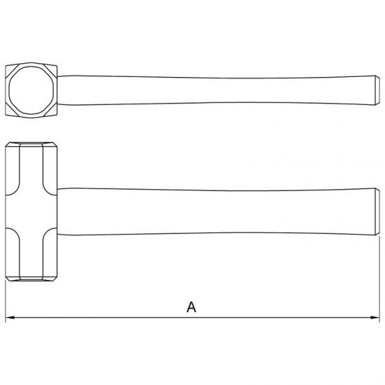 MARRETA OITAVADA COBRE-BERILIO 450 G TRAMONTINA