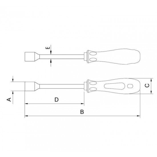 CHAVE CANHAO 6MM TWISTER TRAMONTINA