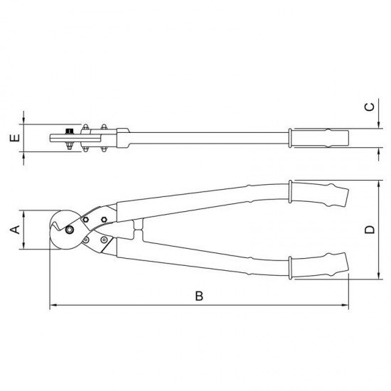 TESOURA CORTA-CABOS ISOLADO IEC 60900 - 24 TRAMONTINA