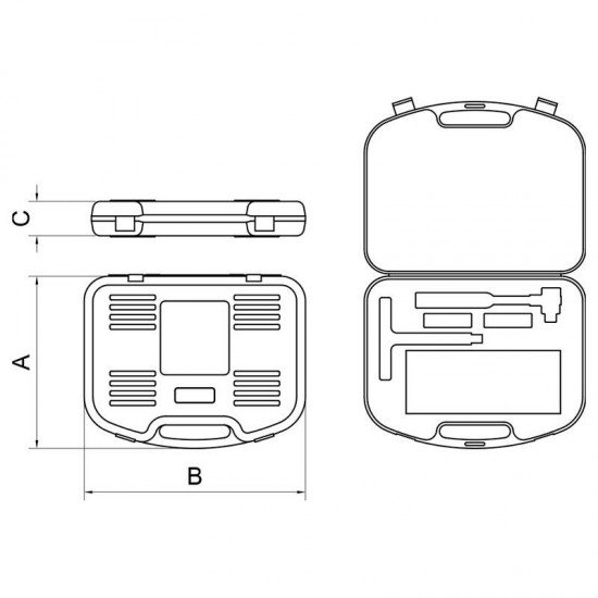 MALETA COM FERRAMENTAS PARA CARROS HIBRIDOS - 6 PECAS TRAMONTINA