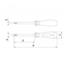 CHAVE TRAFIX COM CABO T20 - TWISTER TRAMONTINA