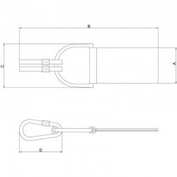 ACESSORIO PARA CINTO PARA TRABALHO EM ALTURA TRAMONTINA