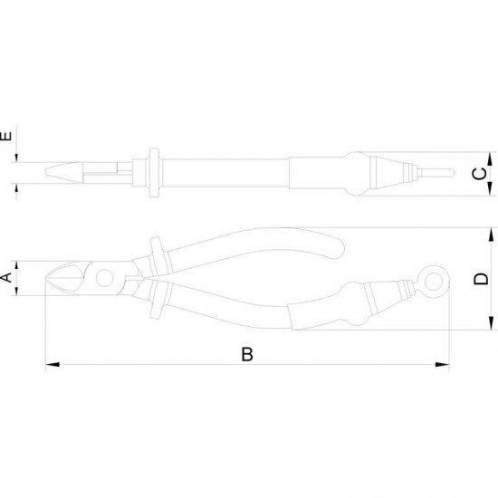 ALICATE CORTE DIAGONAL 6 - PARA TRABALHO EM ALTURA TRAMONTINA