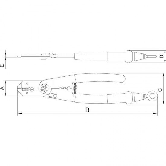 ALICATE DESENCAPADOR 9 - PARA TRABALHO EM ALTURA TRAMONTINA